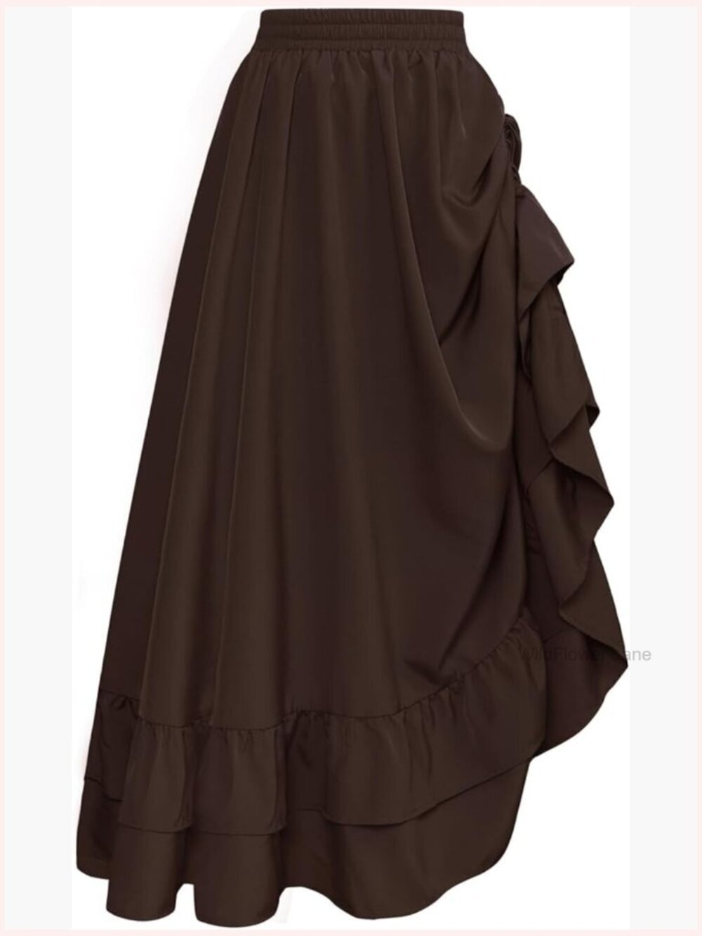 Maxi Skirt Renaissance Long Flowy Layered Medieval Skirt